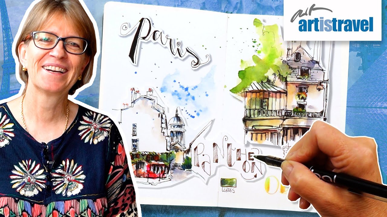 Entspannt Paris sketchen! | Renata Lahalle (Deutsche Untertitel)