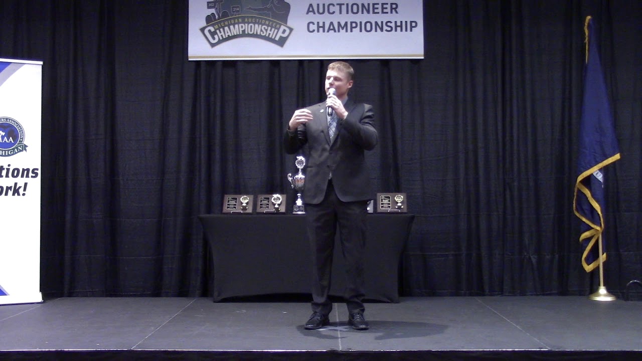 Frank "Ed" Leist, Finalist #1, Michigan Auctioneer Championship 2020
