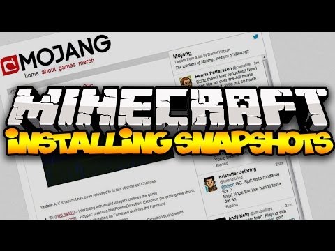 HOW TO INSTALL ANY MINECRAFT SNAPSHOT!