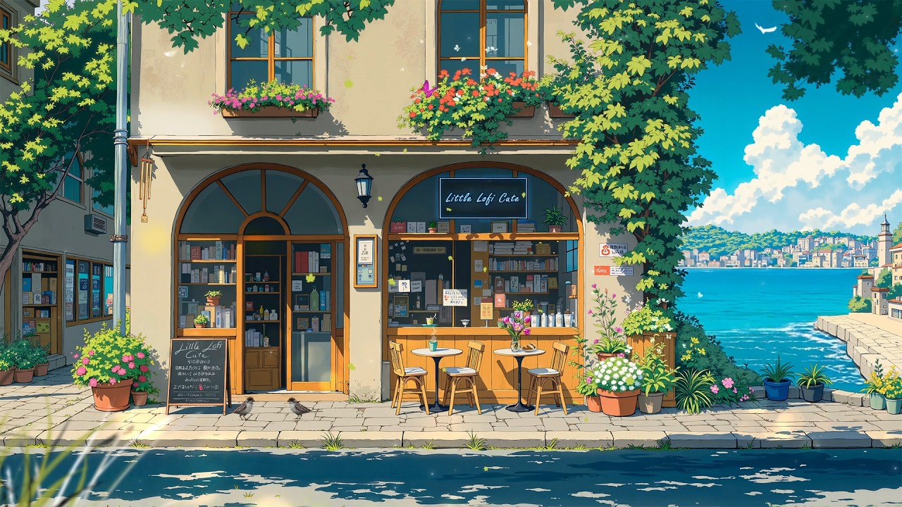 Coastal Coffee Vibes ☕ Relaxing Lofi Beats for Summer Mornings ☀️ Lofi Hip Hop Mix