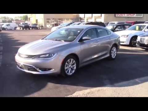 2017 Silver Chrysler 200 C Leather Interior Panoramic Sunroof Nav Ready