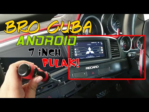 Bro Cuba Android Player 7 inch Pulak for Mitsubishi Lancer Evo10 Inspira Universal