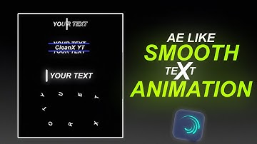 AE Like Smooth Text Animation In Alight Motion | Complete Tutorial 