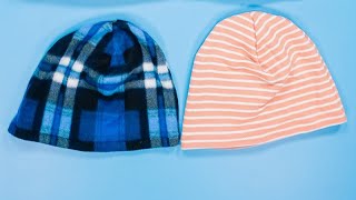 How to Make a Fleece Hat for Winter with a Free Sewing Pattern