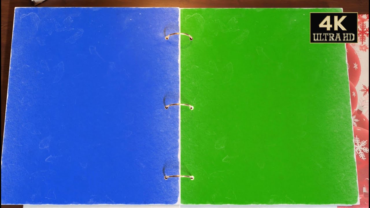 Christmas green screen book 4k free video download no copyright - YouTube