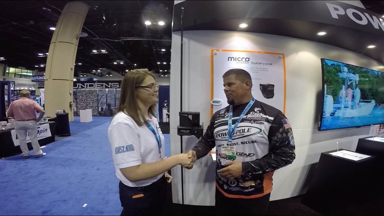 Icast 2015:Micro Anchor with Bass Master Classic Winner Chris Lane