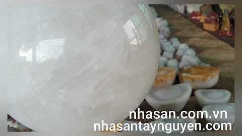 Quả cầu đá thạch anh trắng có công dụng gì?