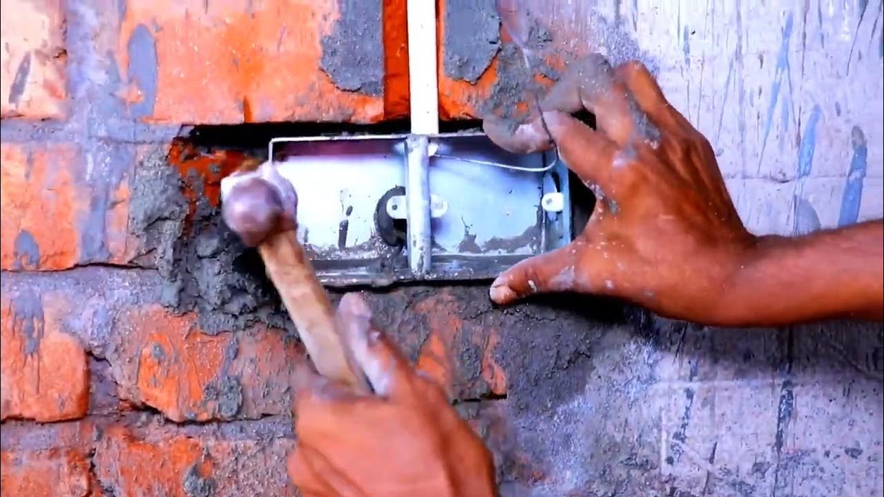 ইলেকট্রিক সুইচ বোর্ড স্থাপন। How to install electric switch board