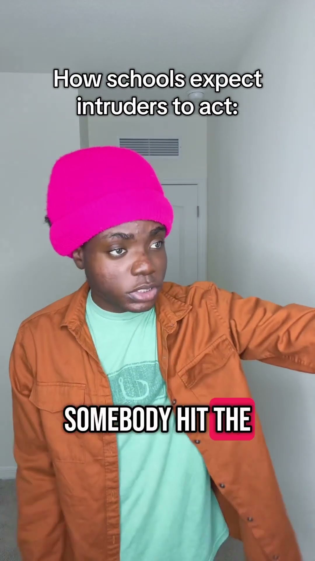 How schools expect intruder to act ?