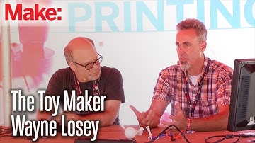 Maker Faire 2013 3D Printing Stage: Toy Maker Wayne Losey