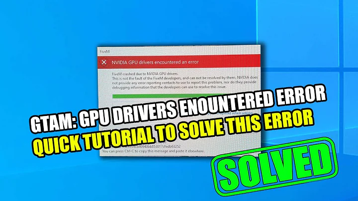 Beheben Sie das GTA 5 NVIDIA GPU-Treiberproblem