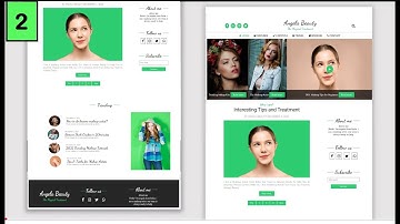 2021 Create a Blog website Using html css step by step in Hindi Part 2 | Blog Website Design Css