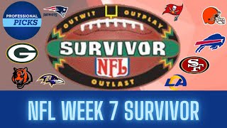 NFL Survivor Pool Week 7: Survivor Picks and Predictions