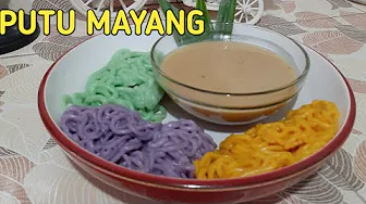 Cara Membuat Putu Mayang Warna Warni Cara Membuat Putu Mayang Warna Warni