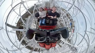 Mine Blower warped on-ride POV Fun Spot America