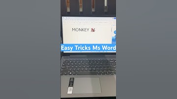 Monkey 🐵 tricks #msword #mswordtricks #mswordtips #mswordshortcuts #tips #shortvideo