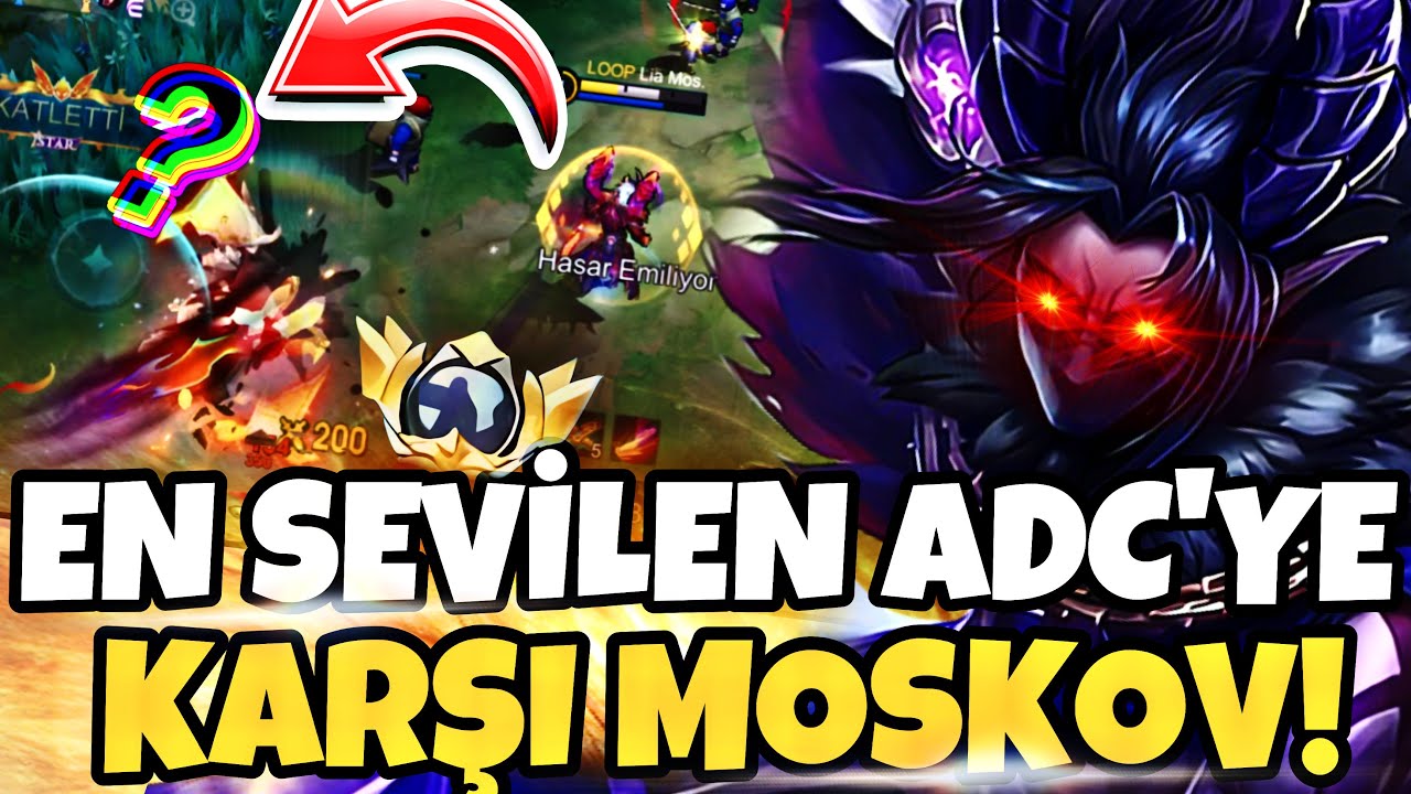 GLOBAL 1 MOSKOV EN SEVİLEN ADC YE KARŞI !! BU HASAR NEE MOSKOV ! MOSKOV GAMEPLAY! MLBB