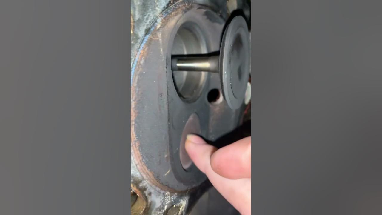 4 0 exaust valve recessing jeep mechanic offroad youtube