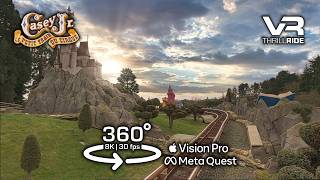 360° Disneyland Paris VR: 🎢 Casey Jr. Train Ride 8K – Unique Last Row POV! VR Roller Coaster