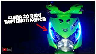 Cara membuat lampu sein flip flop warna warni pada motor