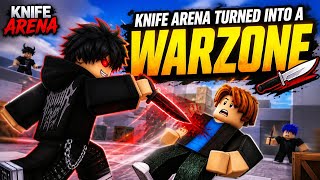 Knife Arena Turned Into a WARZONE 🔪🔥 (Roblox)