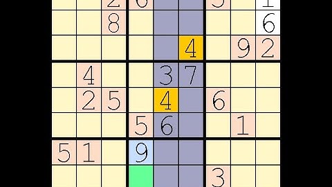 How to Solve Washington Times Sudoku Difficult April 9, 2023