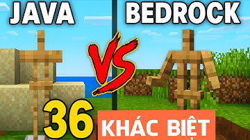 So sánh Minecraft Java và Bedrock: 36 điều bạn CHƯA BAO GIỜ biết!