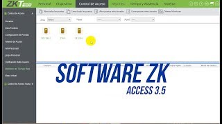 Video Tutorial: ZK Access 3.5 Software