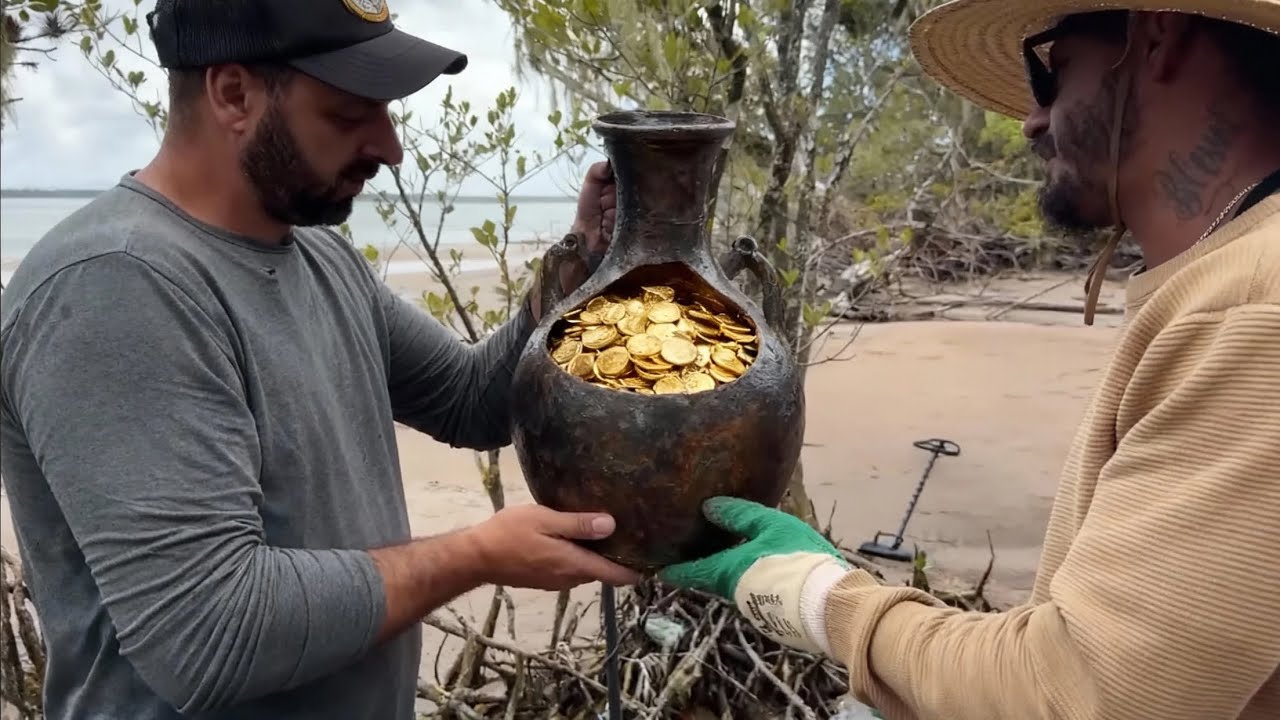 Encontramos tesouro no santuário secreto 