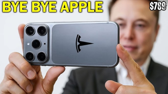 BREAKING! $789 Tesla Pi Phone Finally Launches in US! Elon Musk SHOCKED 5  Urgent iPhone 17 Fails! - YouTube