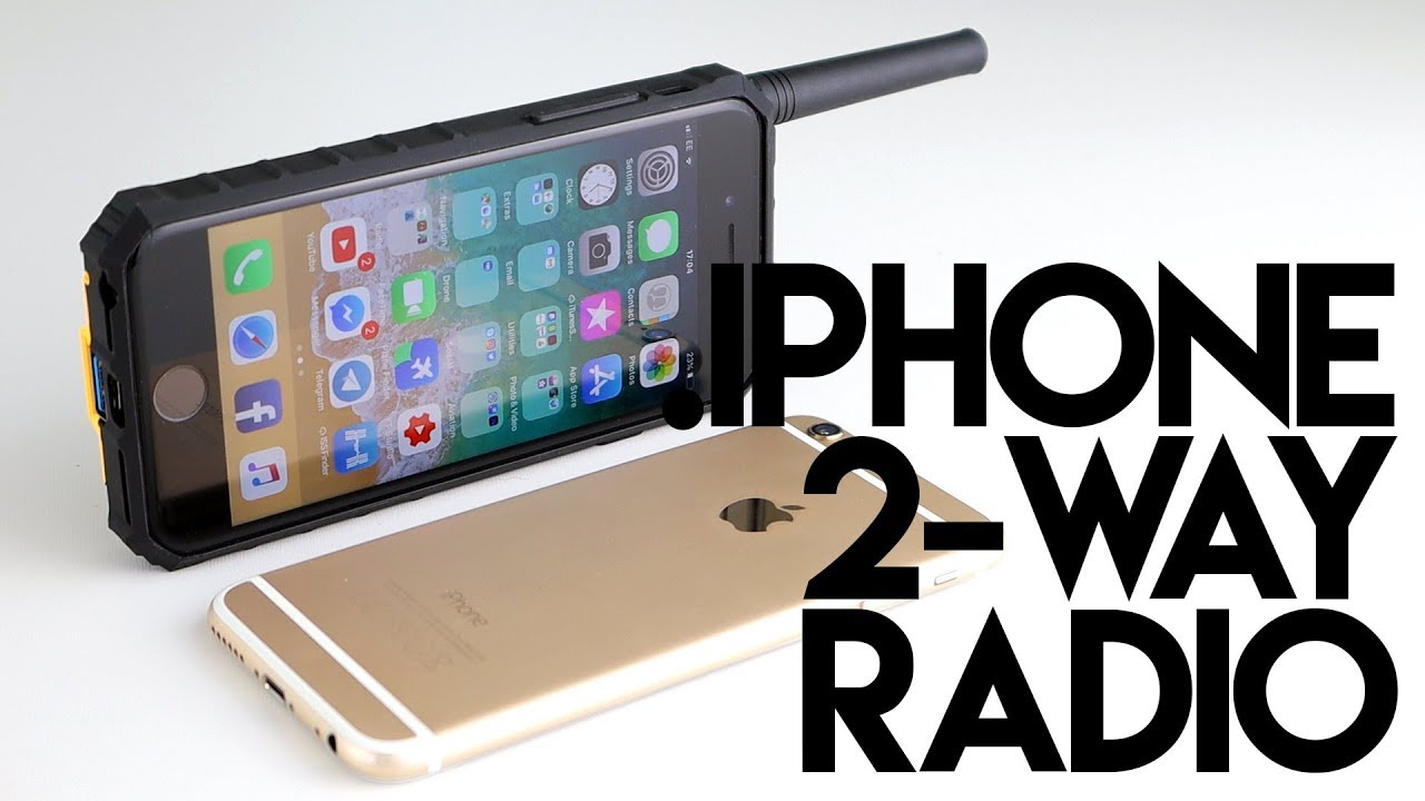 Turn Your iPhone Into A Walkie Talkie! - IP01 Power Bank, Phone Case & Two  Way Radio - YouTube