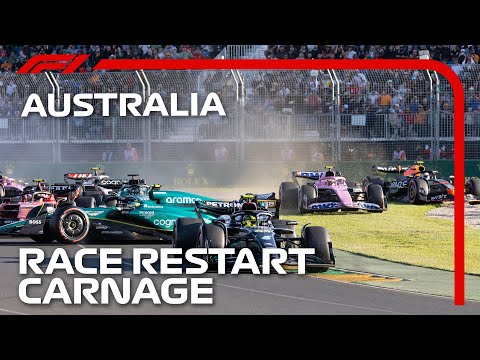 Race Restart Madness in Melbourne! | 2023 Australian Grand Prix