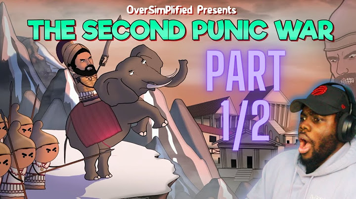 OverSimplified "The Second Punic War - OverSimplified" (Part 1)/(Part 2) REACTION!!!