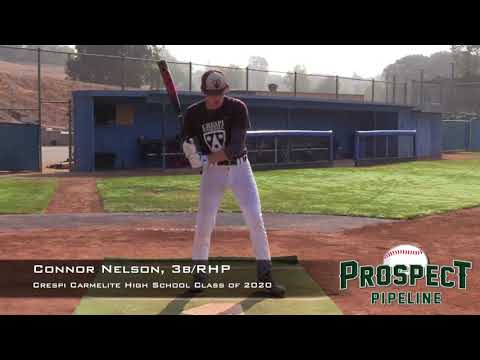 Connor Nelson Prospect Video, Inf, Crespi Carmelite High School Class of 2020