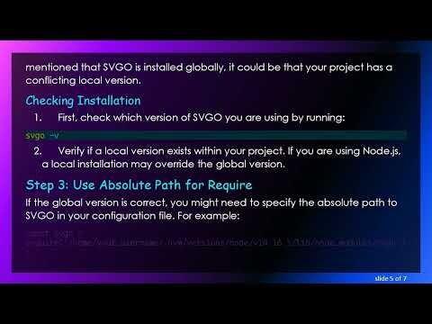 How to Set Up Your SVGO Config File Properly for Version 2.3.0
