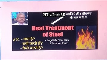 HT-2 Part 6E on Induction Hardening in English -Jagdish Chaubey