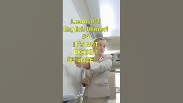 It’s Not Rocket Science! Learn This Fun Idiom! #shorts