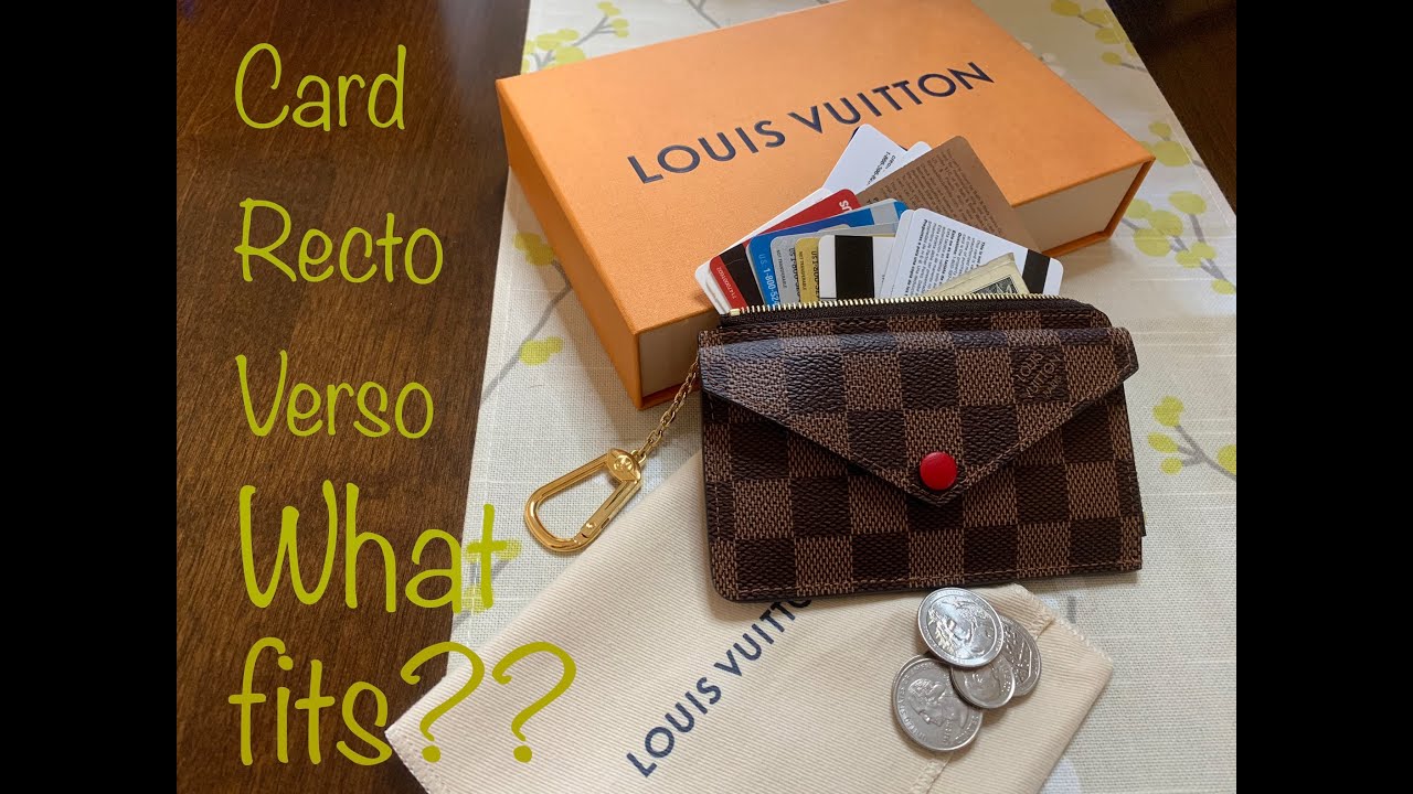 Louis Vuitton (LV)  Card Recto Verso *Damier Ebene* Unboxing