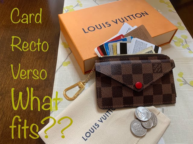 LOUIS VUITTON UNBOXING, RECTO VERSO CARD HOLDER