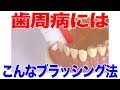 歯周病を予防するブラッシングのコツ　口腔ケアチャンネル　1309（口腔ケアチャンネル2　#981）