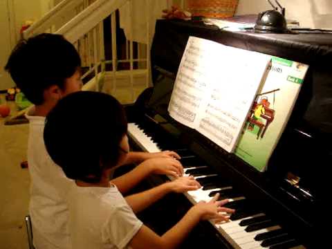 Nicholas Yu playing piano Vivace accompanied by Al...