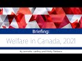 Webinar recording launch event of welfare in canada 2021