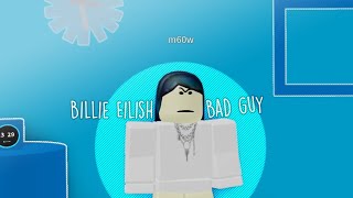 Billie Eilish - ocean eyes bille ellish roblox music video