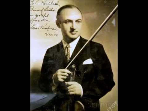 Louis Kaufman - Khachaturian: Violin Concerto in D minor