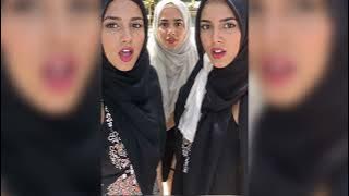 Muslim Hijabis Tongue kissing in beautiful architecture | Lesbians Kissing Video
