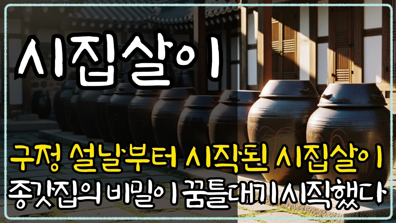 구정 설날 새벽부터 시집살이 당하는 종갓집 며느리, 집안의 비밀이 꿈틀대기 시작했다 | 오디오드라마 | 인생이야기 | 감동사연