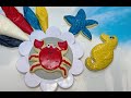 Sea Creature Cookies Starfish Crab Seahorse Sugar Cookies