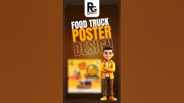 Food Truck Poster Design Process  #rgdespho #graphic  #digitalmarketing #posterdesign #photoshop