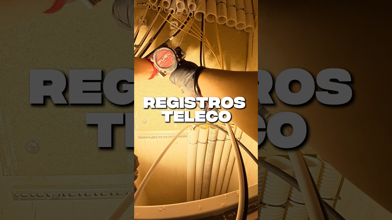 Cómo es el proceso de los REGISTROS DE TELECOMUNICACIONES en viviendas? Aquí te lo muestro. ⚡️📡🫶