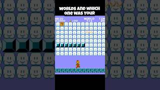 Glitch Worlds in Super Mario Brothers